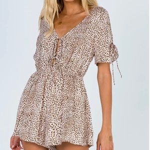 NWT Princess Polly Animal Print Romper